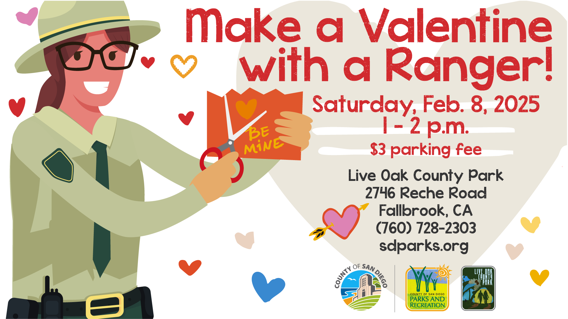 Live-Oak-County-Park-2025-Make-a-Valentine-with-a-Ranger FB-Cover